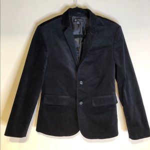 Kids black Thomson velvet Crewcuts blazer 14